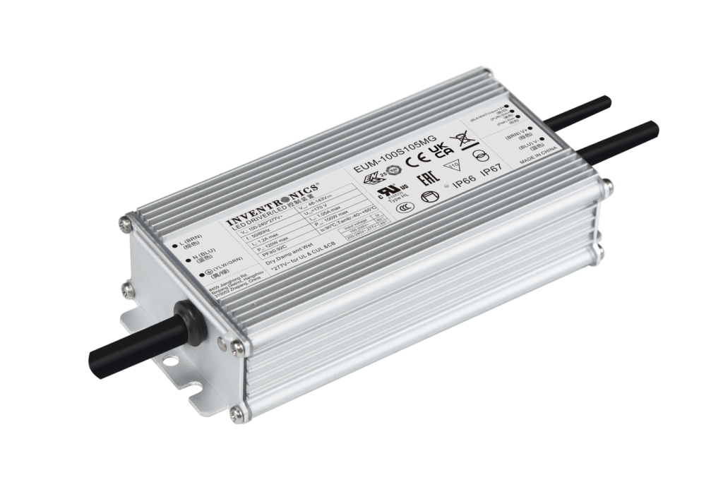 EUM-100SxxxMG - Inventronics 100W Controls Ready LED Drivers