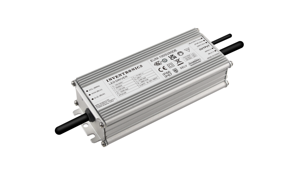 EUM-100SxxxDE - Inventronics Class II Programmable LED Driver