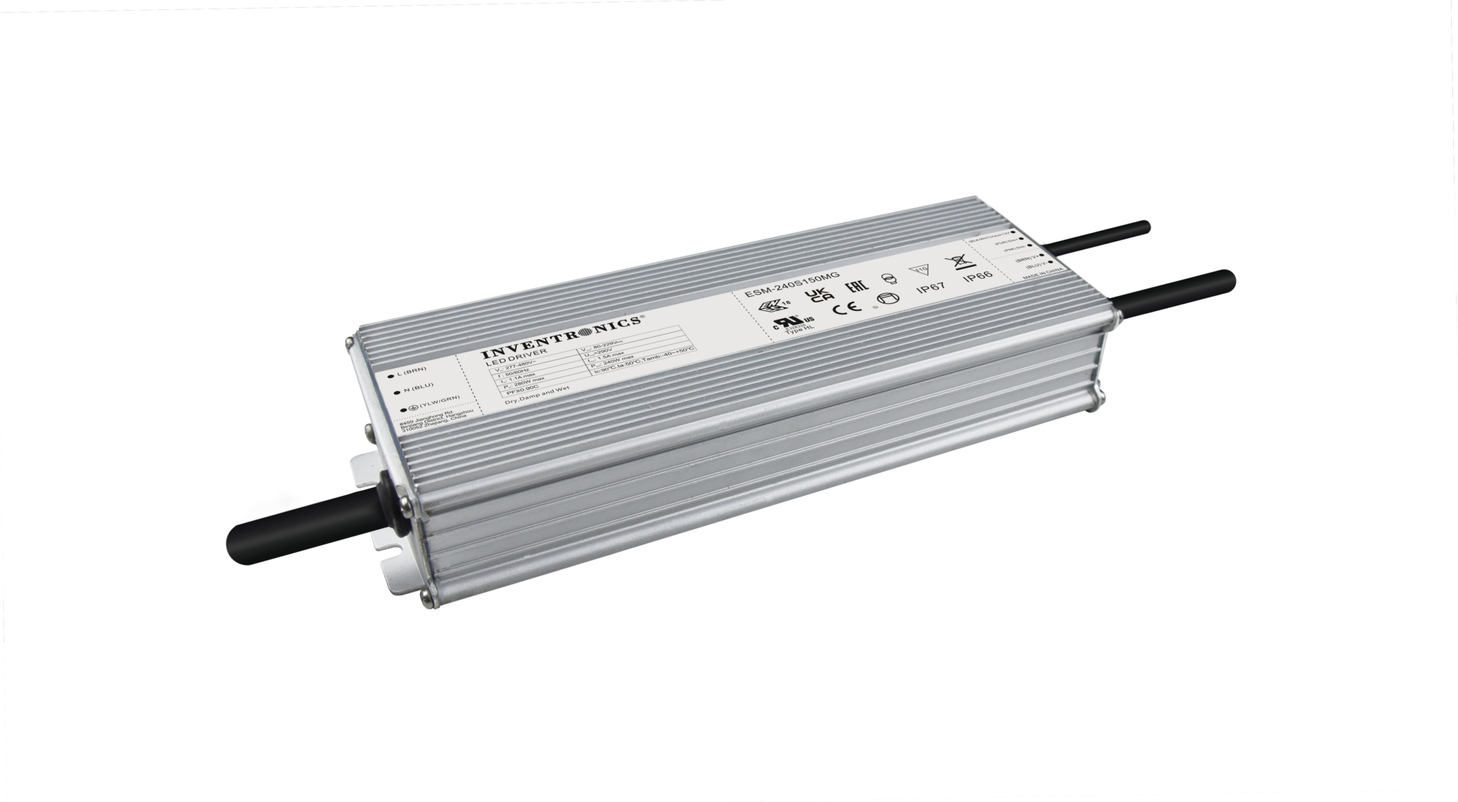 ESM-240SxxxMG - Inventronics 240W Controls-Ready LED Drivers